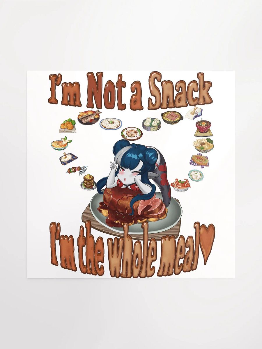 I'm The Whole Meal Chibi Poster product image (1)