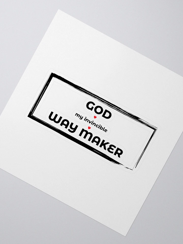 GOD MY INVINCIBLE WAY MAKER product image (5)