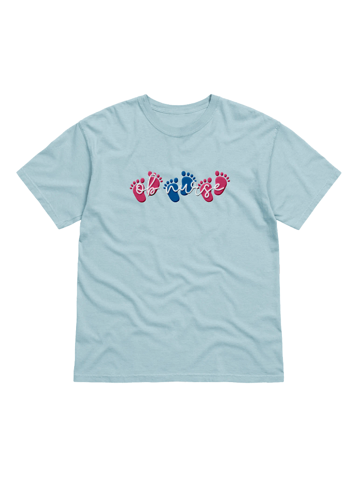 Embroidered OB Nurse T-shirt product image (1)