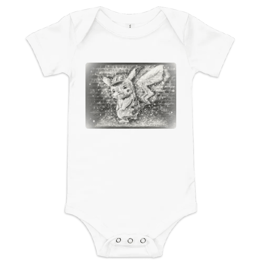 Nashīnasu - Pikachu White Baby Onesie product image (1)