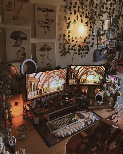 Happy Wednesday! ✨

Here's another picture of my setup, all moody and ready for summer to be over! Not too long now, my fello...