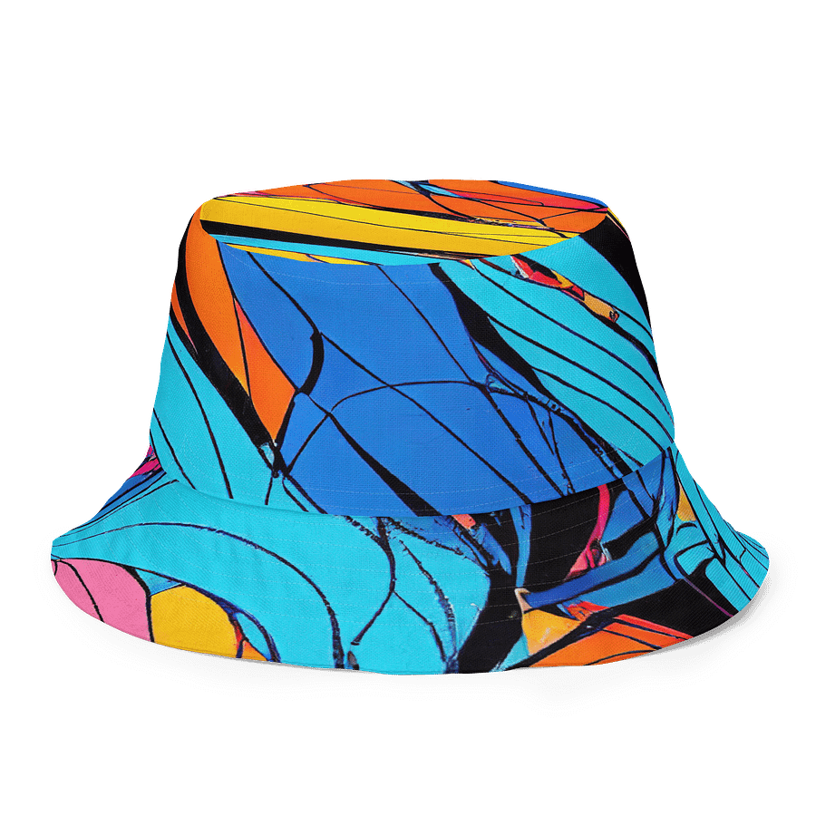 Vibrant Wave All-Over Bucket Hat product image (2)