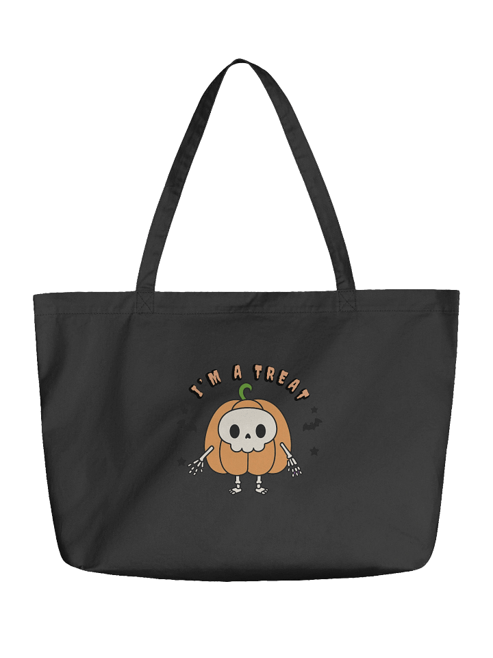 Spooky Skeleton Pumpkin Tote Bag product image (1)