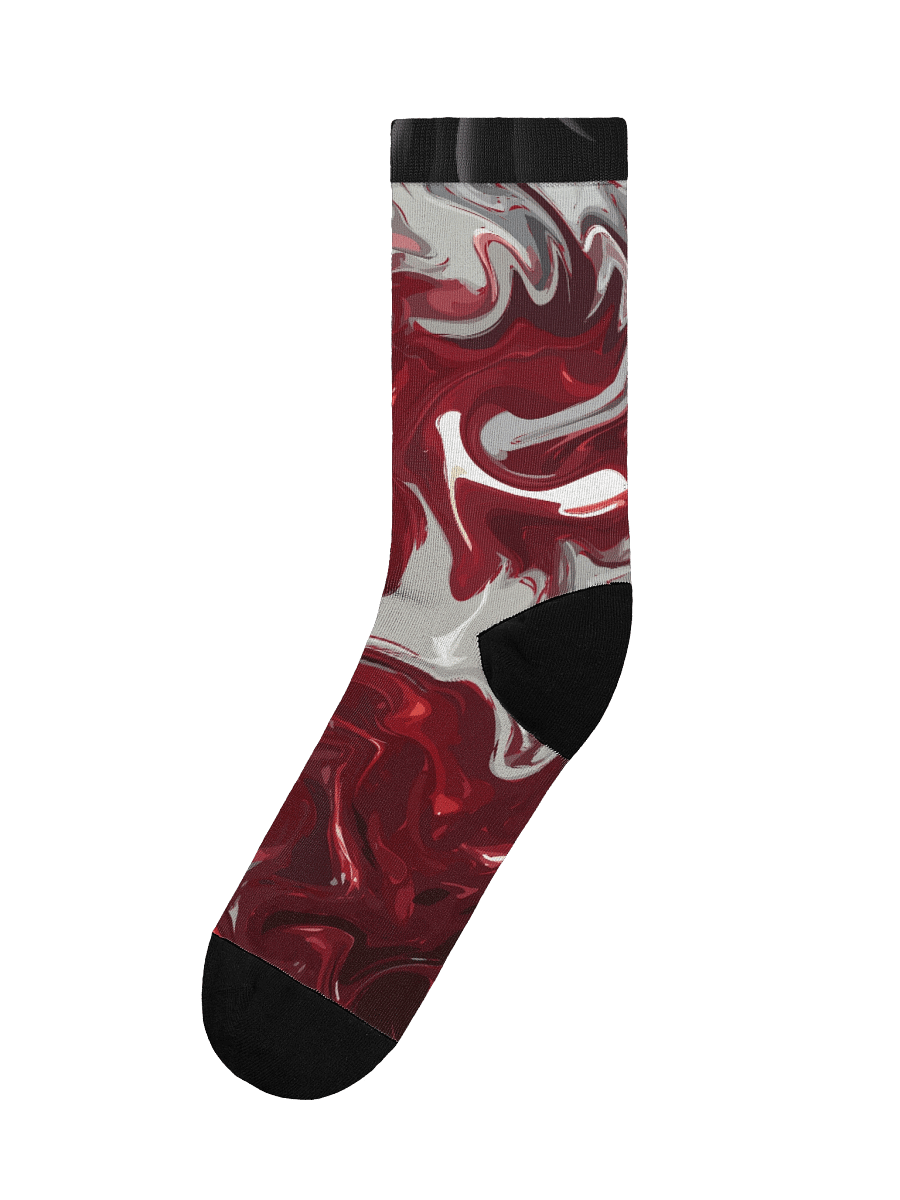 L2A Red Ink Crew Socks product image (3)