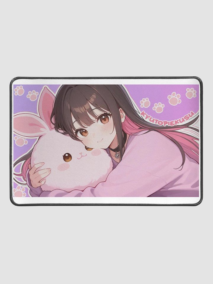 Kyuto Kawaii Bunny Hug Edition Mouse Pad 1 product image (1)