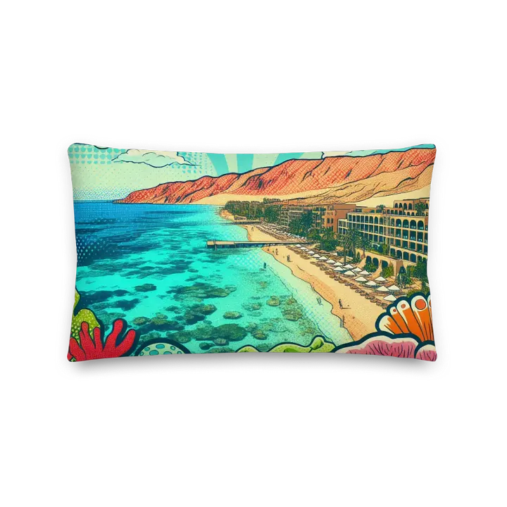Tropical Paradise All-Over Print Pillow | AI Design beach product image (2)