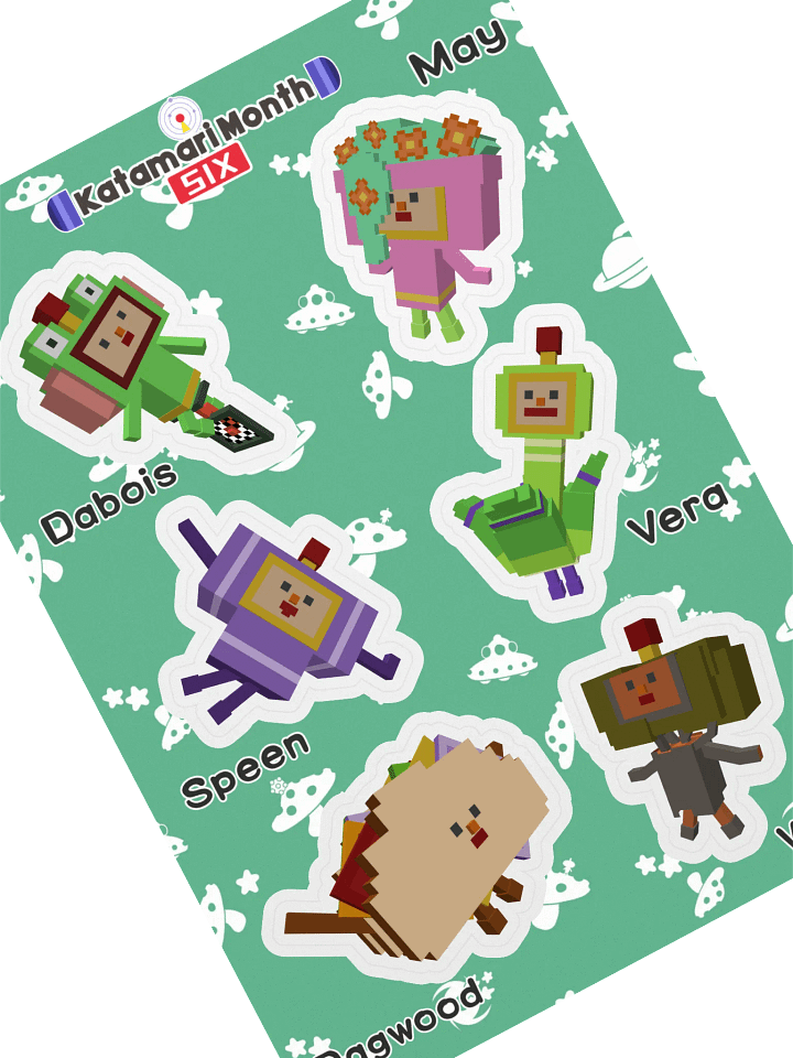KDM6 OC Cousin Sticker Sheet #3 product image (1)