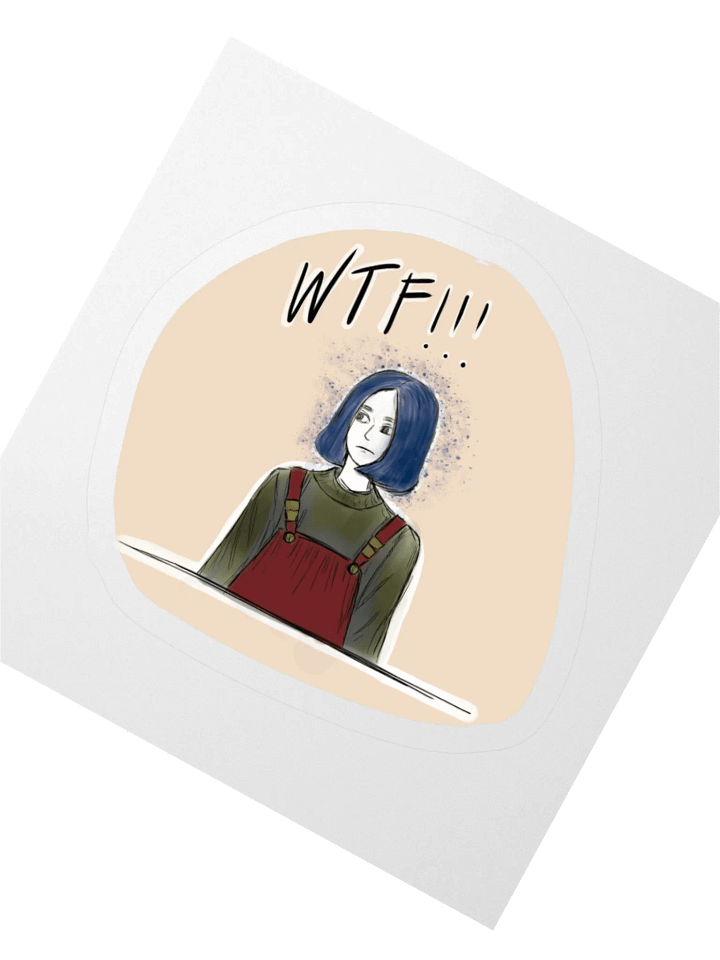WTF!!! Surprise Kiss Cut Stickers product image (6)