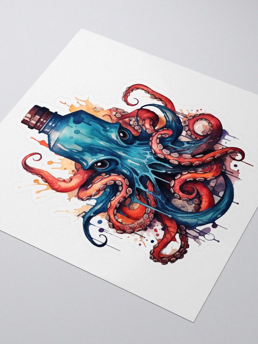 Octo-Bottle Sticker product image (5)