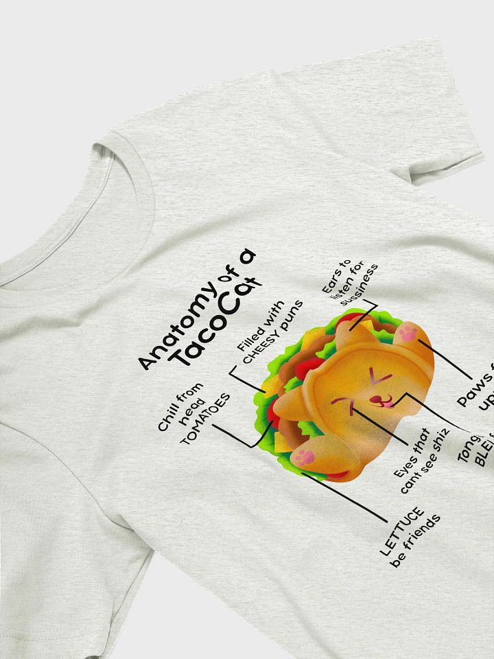 TacoCat Anatomy B+C T-Shirt product image (2)
