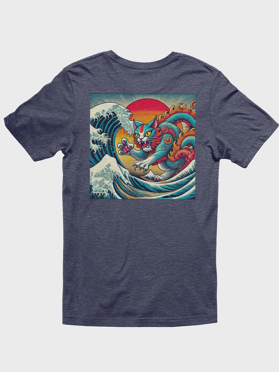 Mythical Feline Wave Front & Back T-Shirt product image (13)