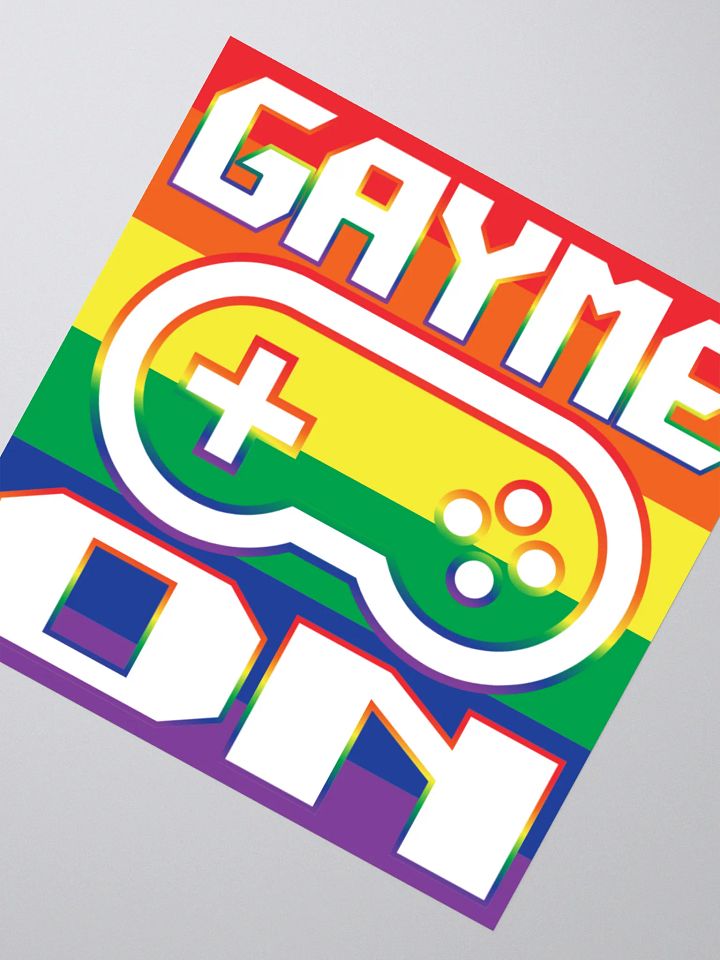Gayme On! sticker product image (2)
