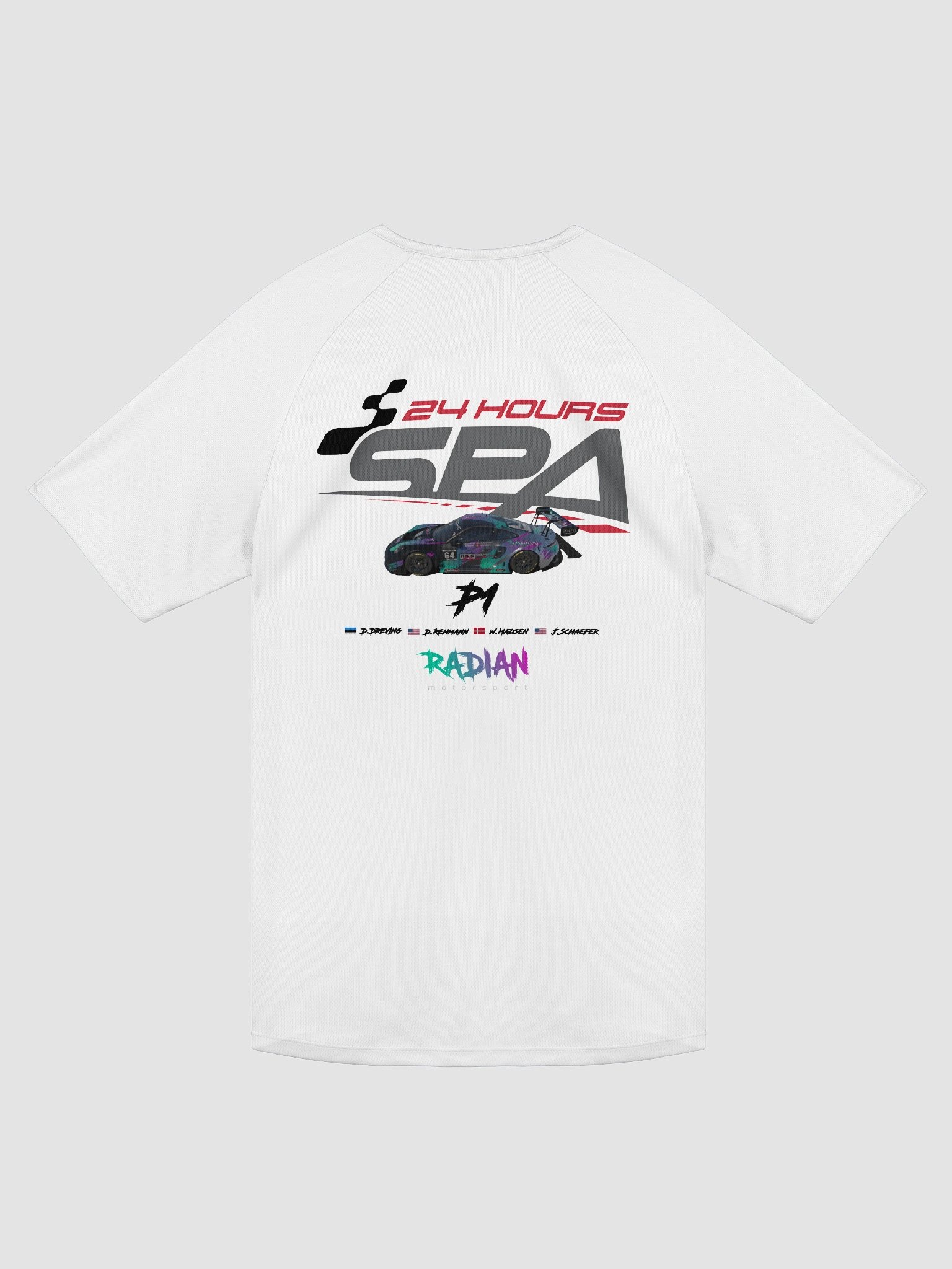 Spa Victory Poly T Shirt White product image (3)