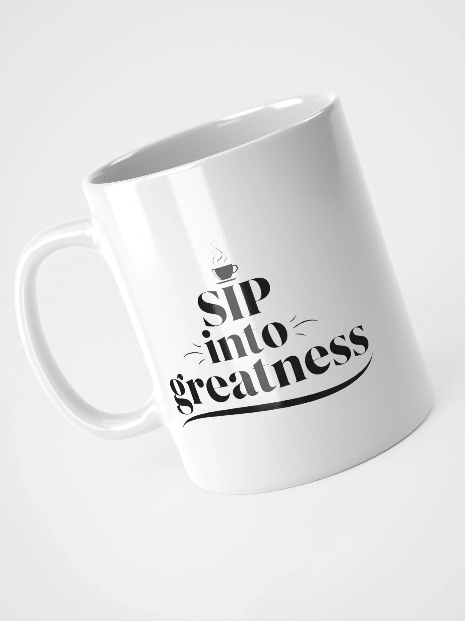 Sip Into Greatness Mug – Inspirational Coffee Cup for Daily Motivation & Success product image (4)