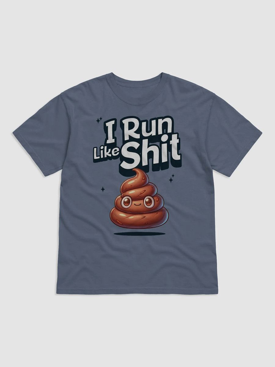 Smiling Poop Emoji 'I Run Like Shit' T-Shirt product image (5)