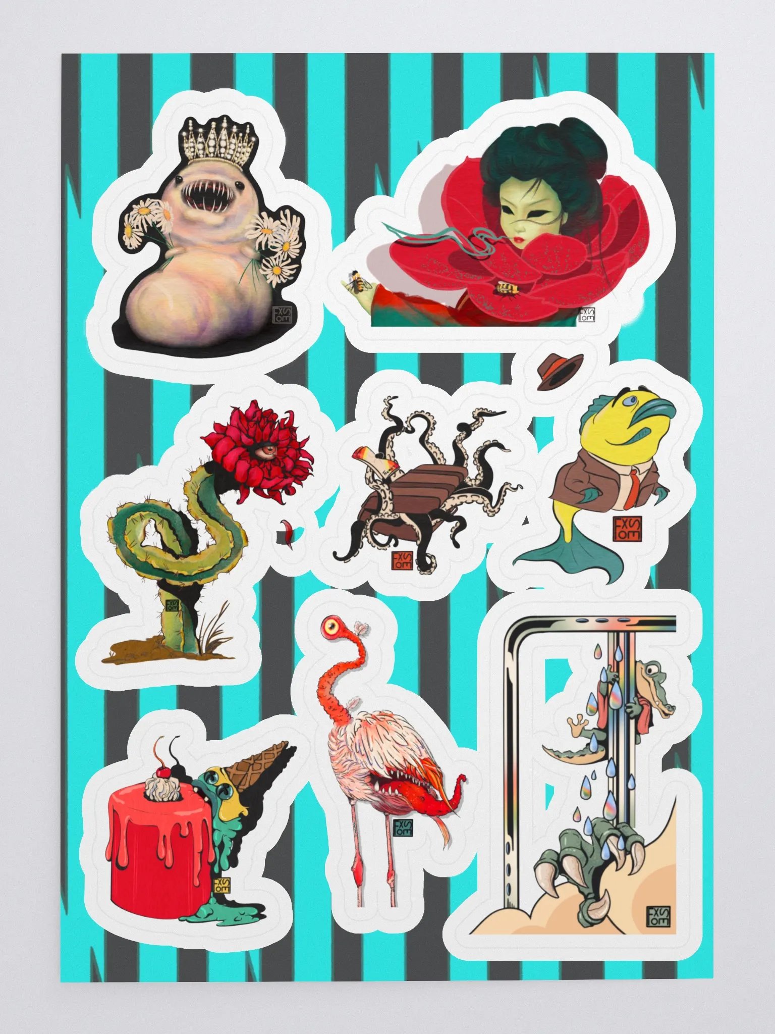 Monst May-hem sticker sheet 2 product image (1)