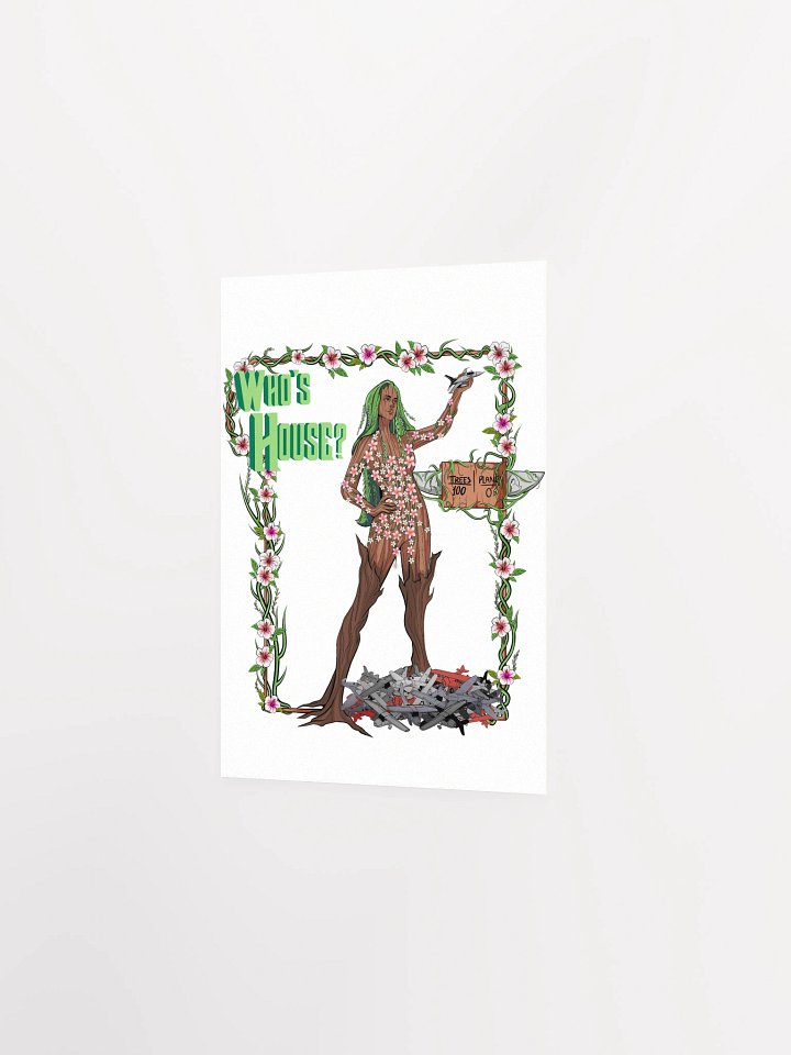 "Who's House, Groot's House" Poster (Light) product image (2)