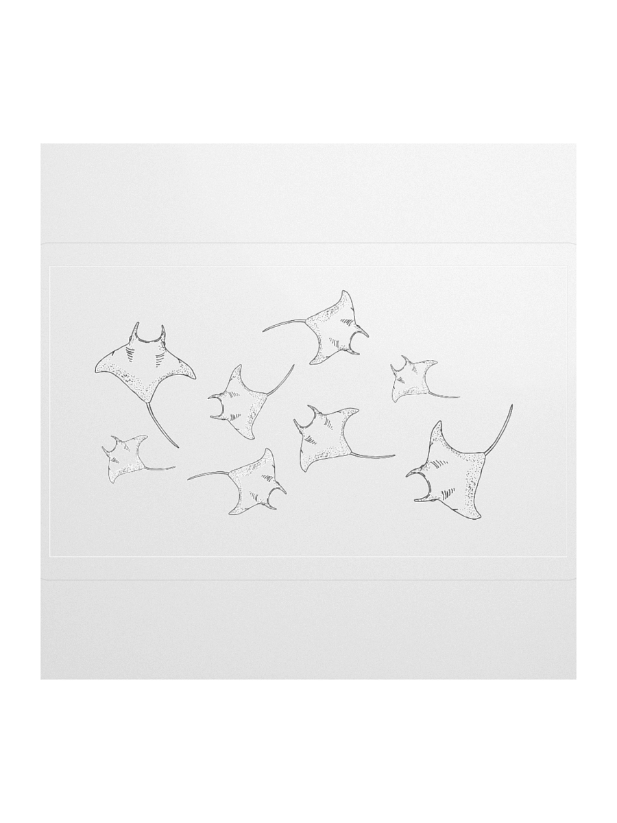 Manta Ray Swarm Sticker product image (1)