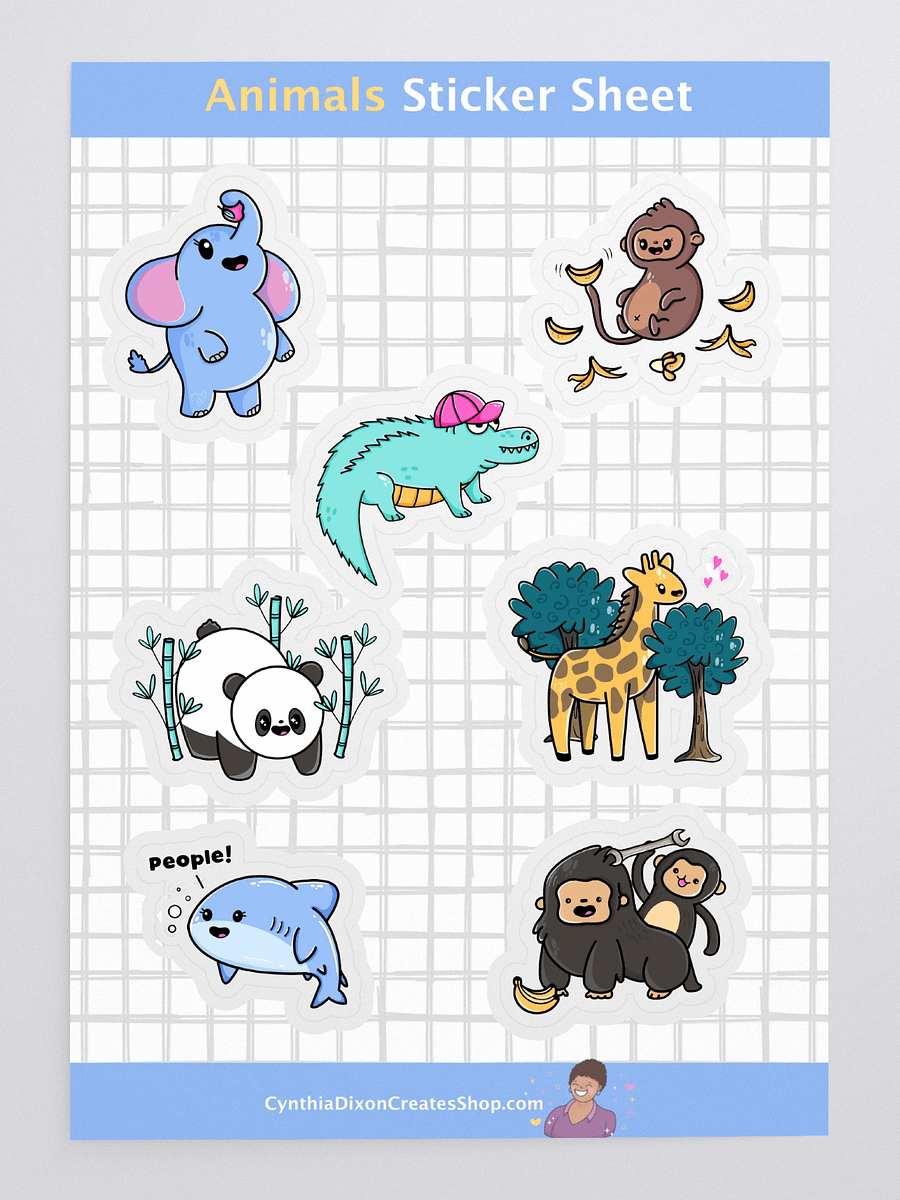 Animals Sticker Sheet product image (1)