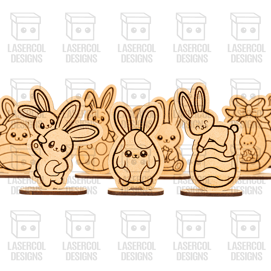 Easter Cutouts With Base Set 4 - Laser Cut Files product image (2)