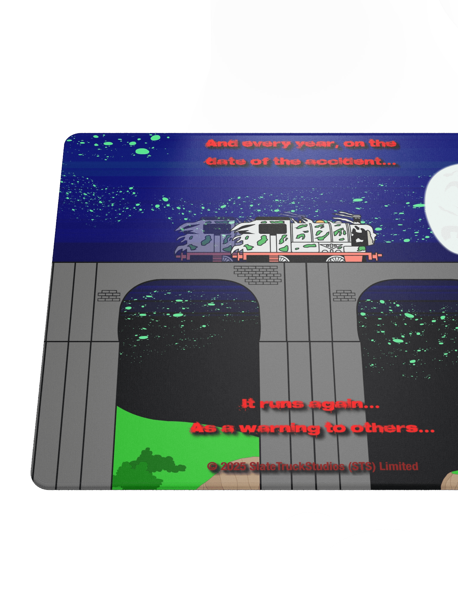 Ghostly Trick Mouse Mat product image (6)