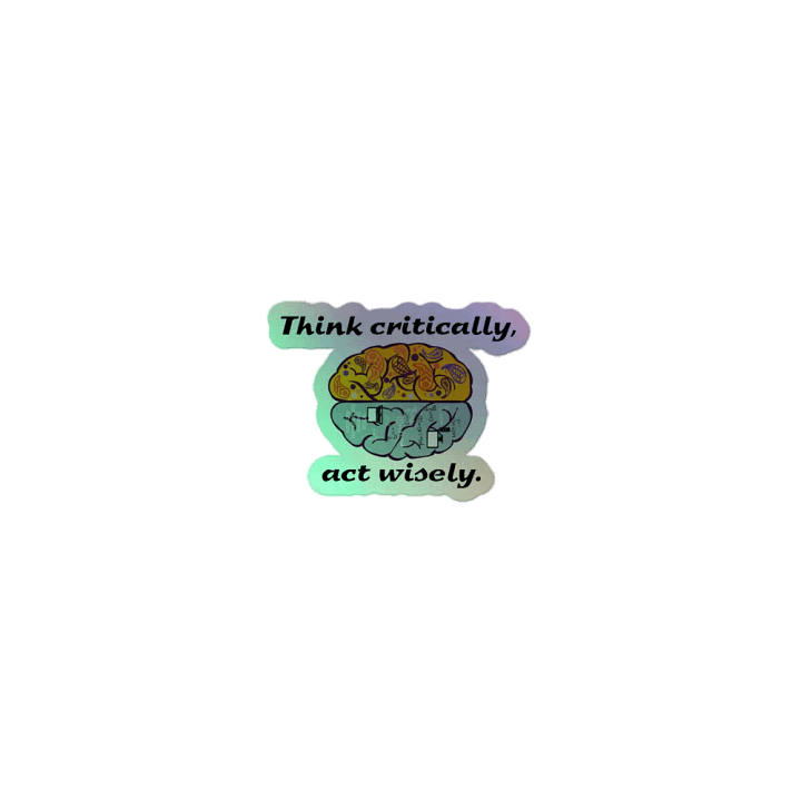 Think critically, act wisely. product image (1)