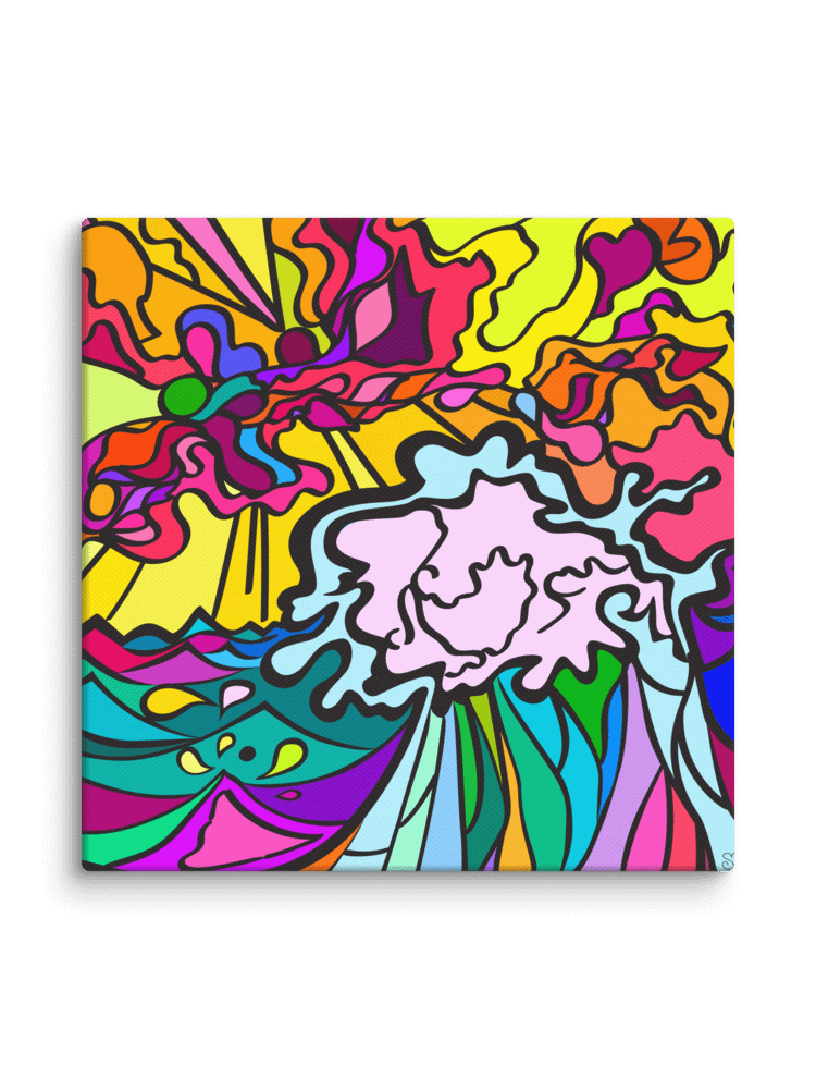 Wave at Sunset - Vibrant Expressions Canvas Collection product image (43)