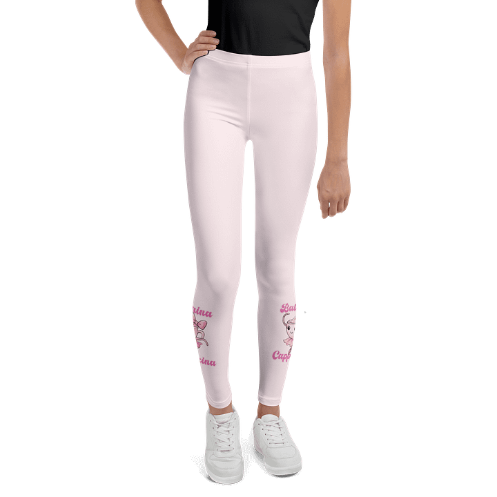 Ballerina Cappuccina – Watercolor Design Leggings for Youth product image (1)