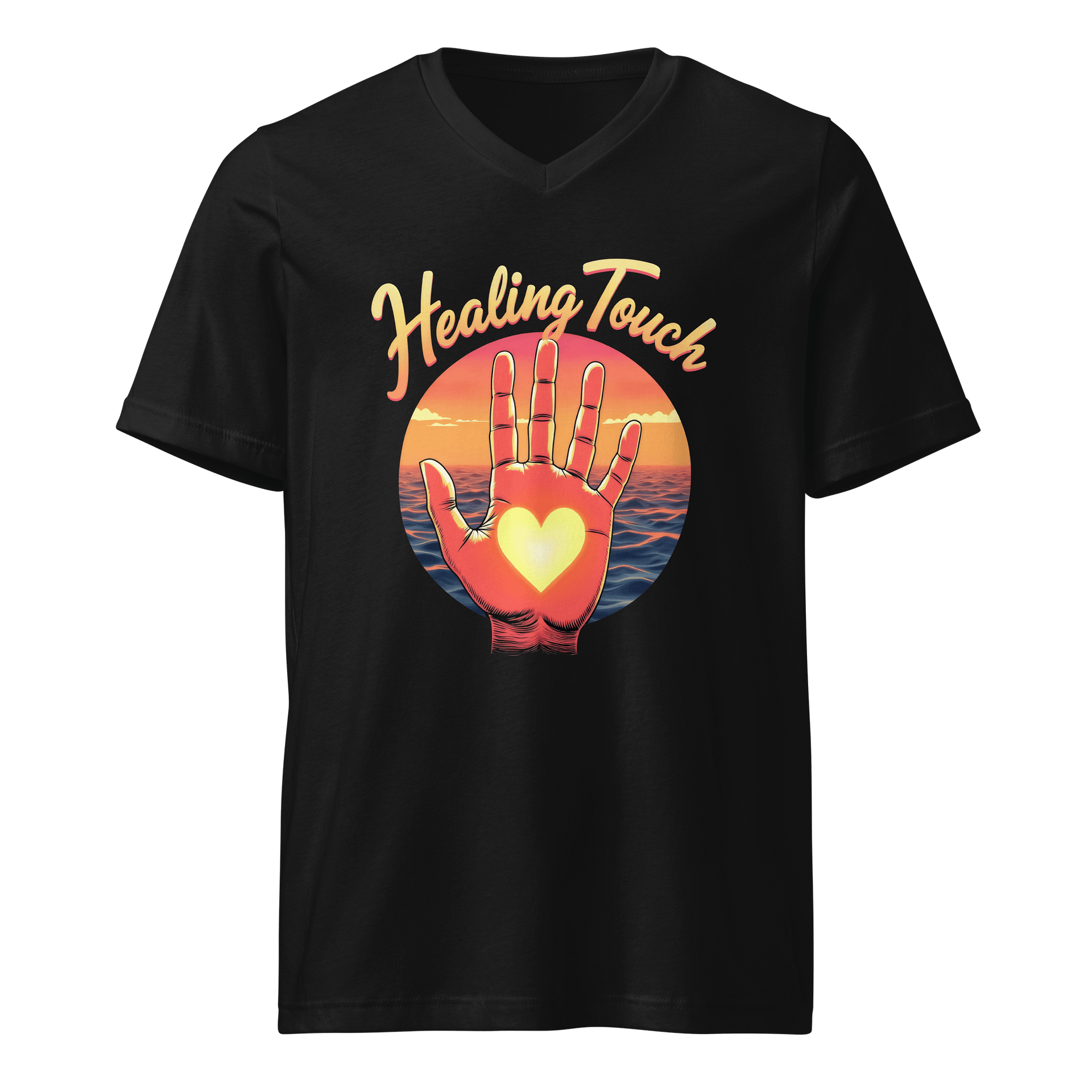 Healing Touch V-Neck T-Shirt product image (1)