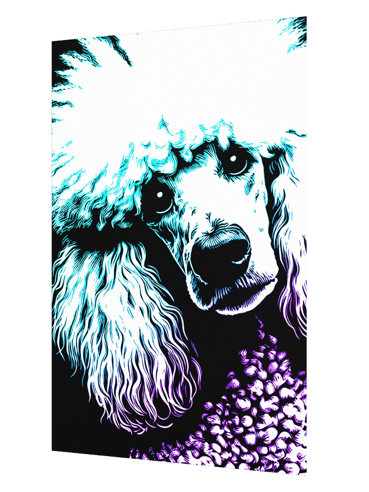 Pop Art Poodle Print / Frame Not Included product image (2)
