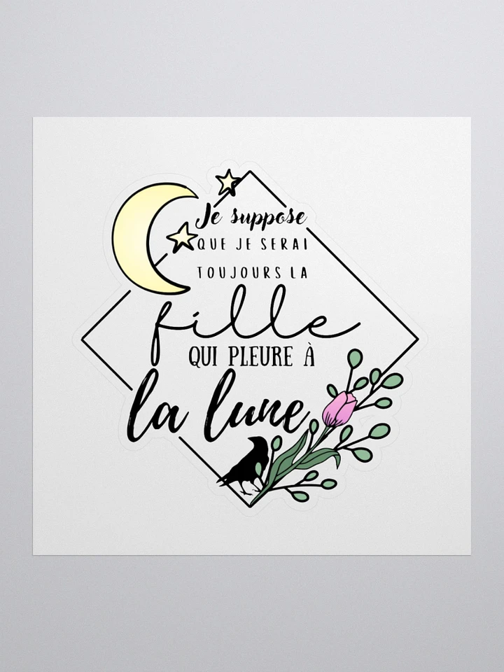 Pleure A La Lune Sticker product image (1)