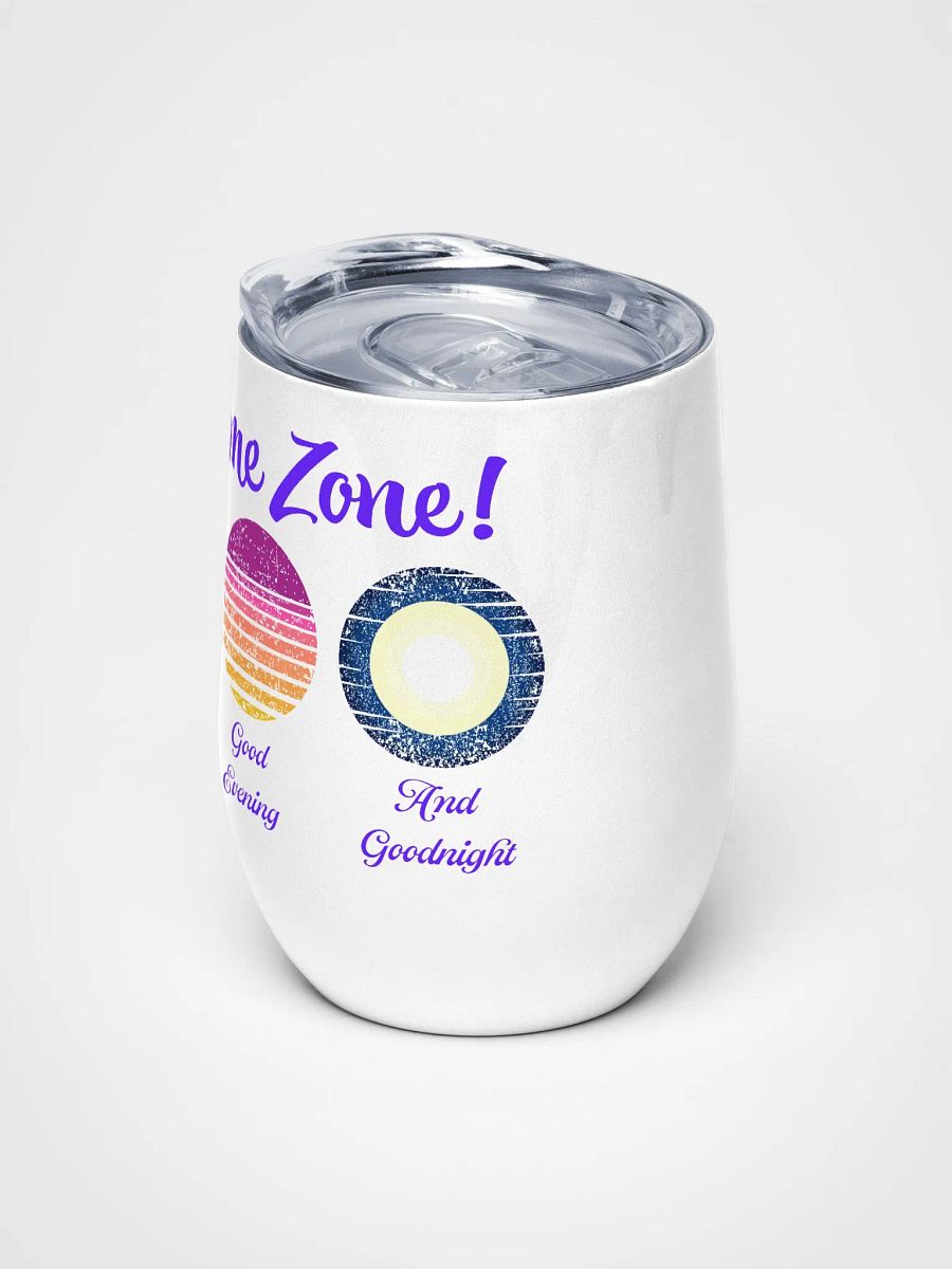 Happy Time Zone Wine Tumbler product image (5)