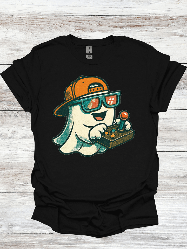 Retro Ghost Gamer T-Shirt product image (1)