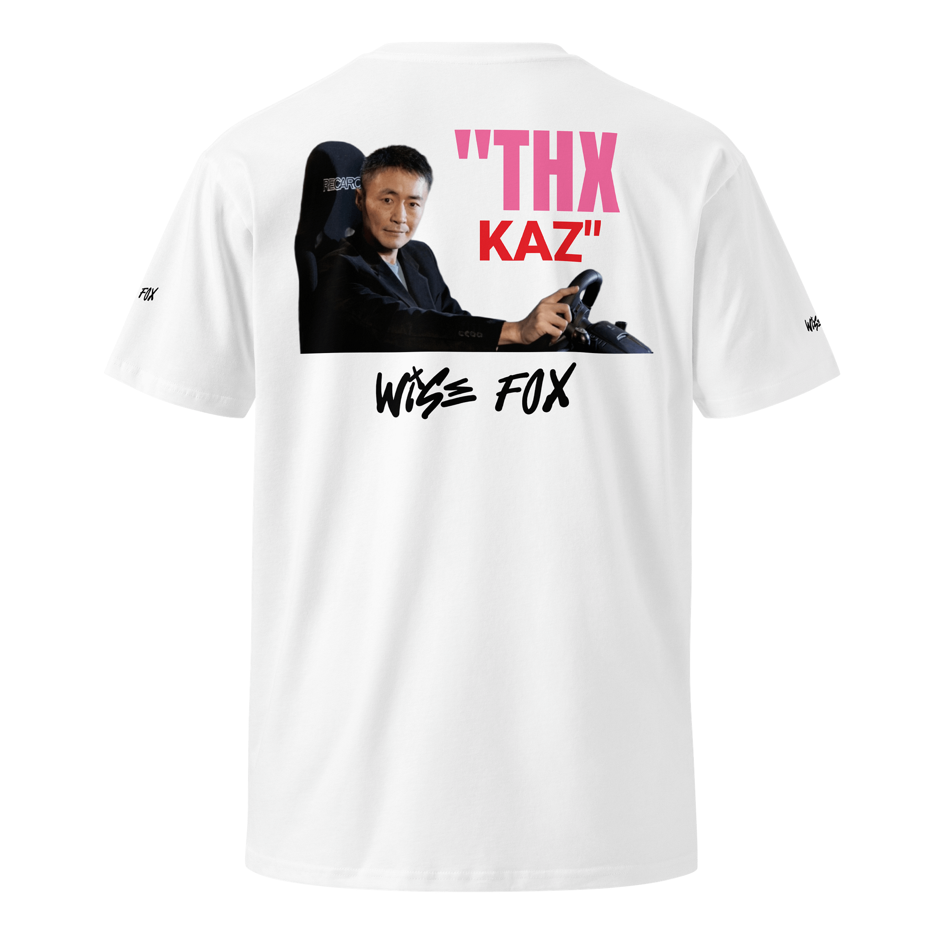 WiSE FOX “Thx Kaz” White Tee product image (1)