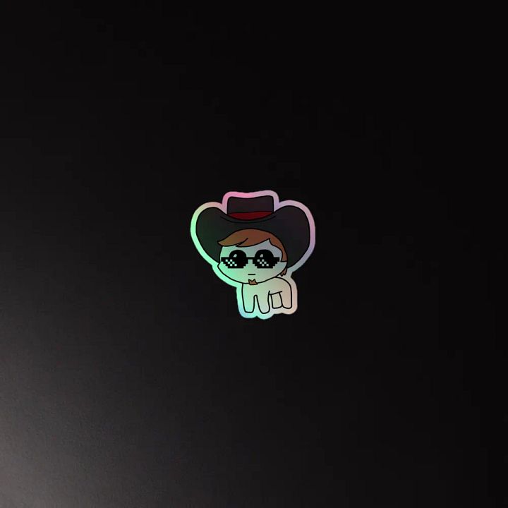 aid00t Yippee Creature Emote Sticker Sheet (Holographic) product image (4)