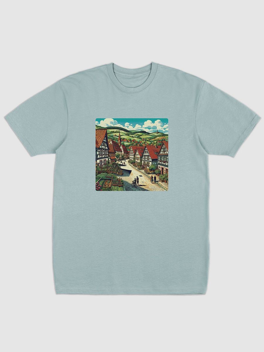 Rural Village Serenity Tee | AIart Stuttgart city product image (2)