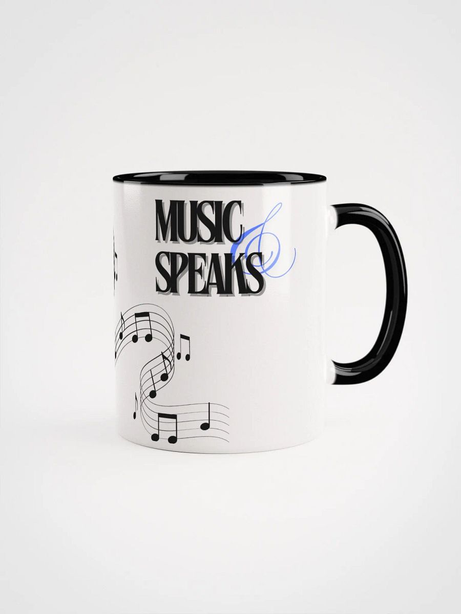 Musical Notes Mug: Where Words Fail, Music Speaks product image (1)