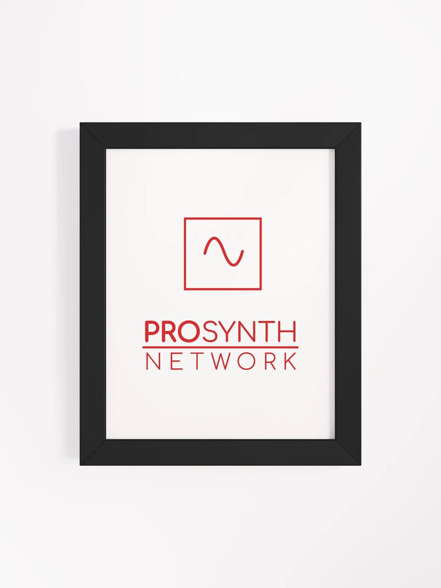 Pro Synth Network Framed Matte Poster product image (113)
