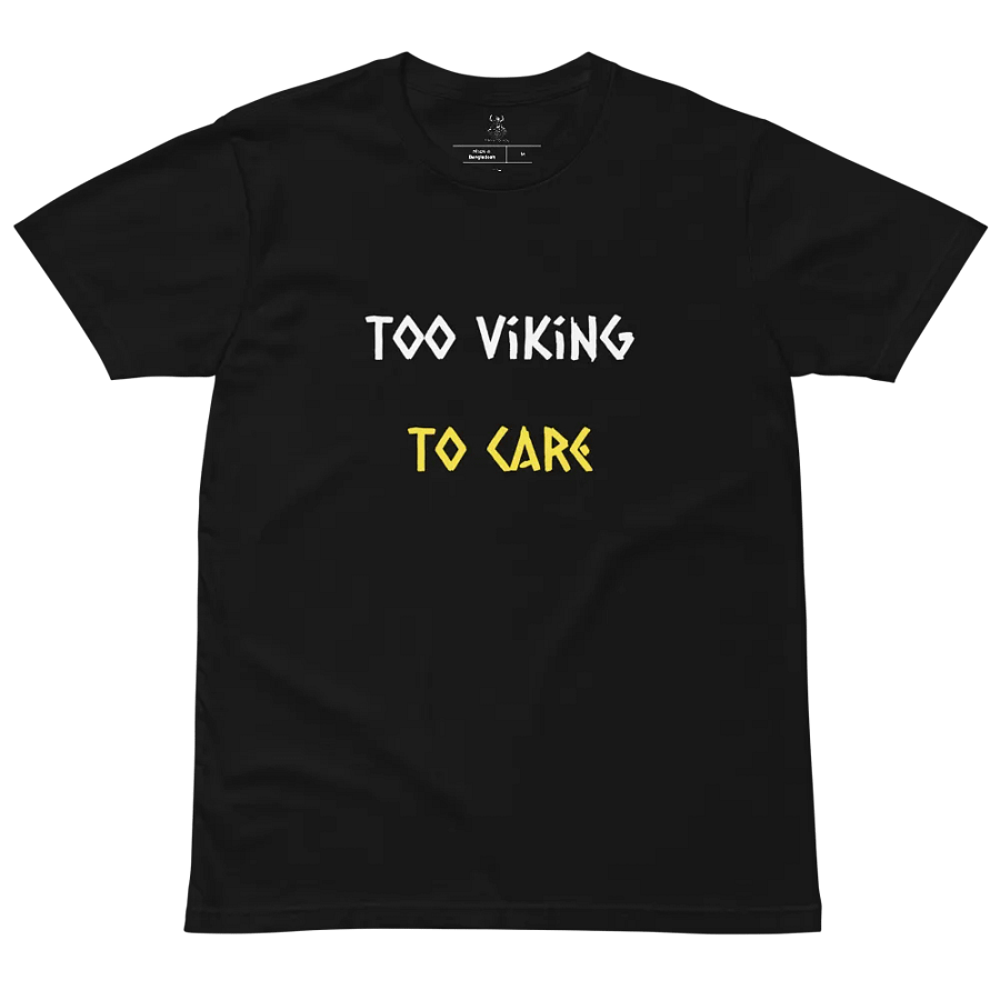 Slogan T-Shirt - Too Viking product image (2)