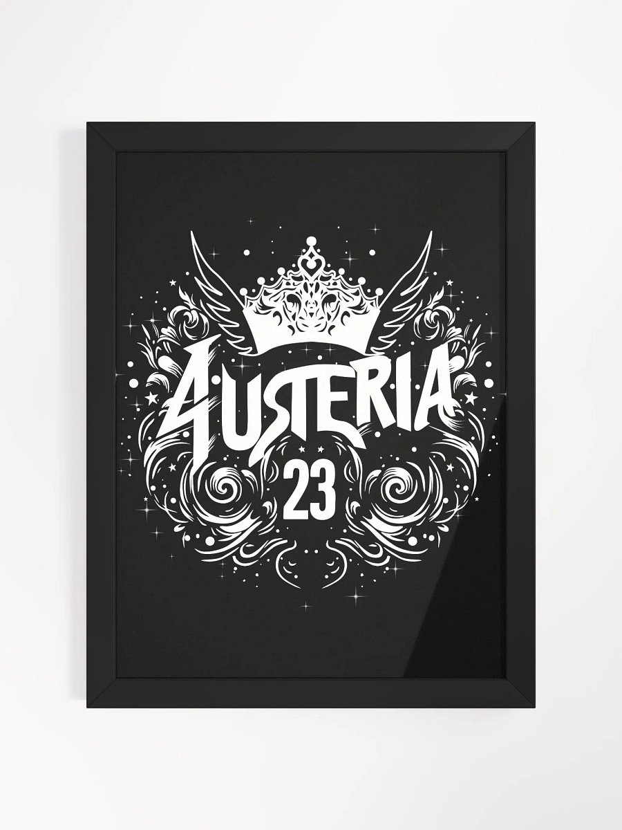 Crown and Wings | Framed Matte Poster 12'' x 16'' product image (1)