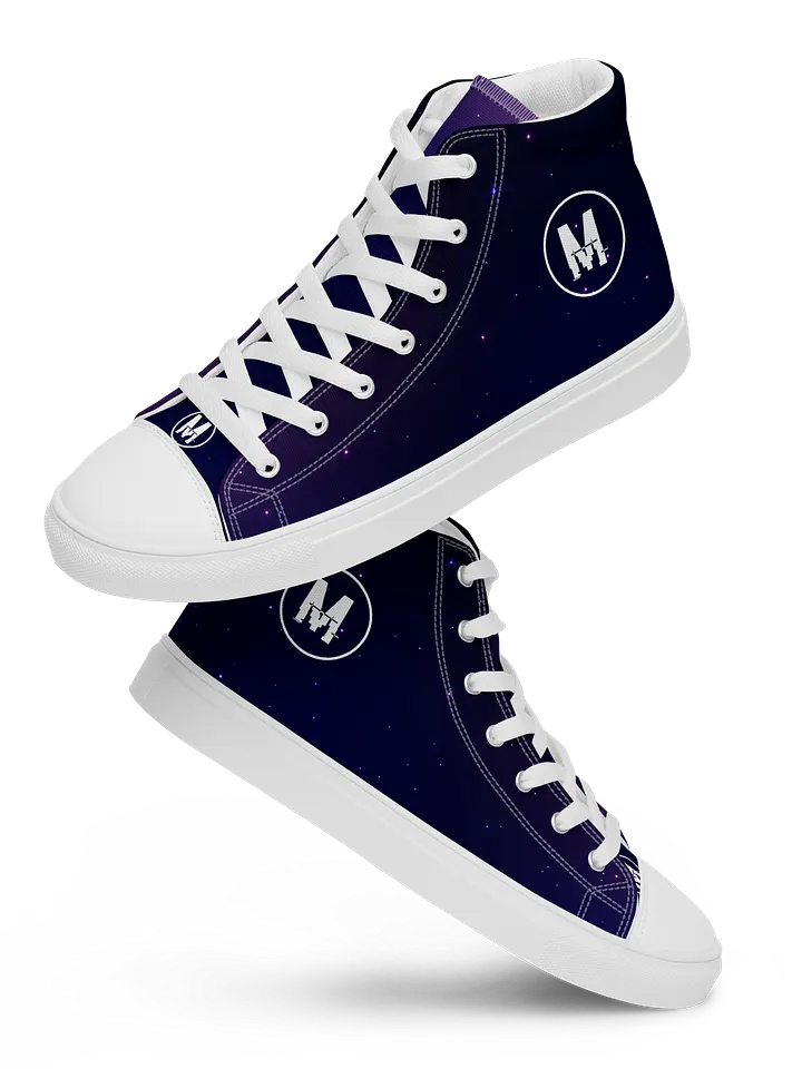 Grape Galaxy Quest - Women's High Tops | #MadeByMELO product image (2)