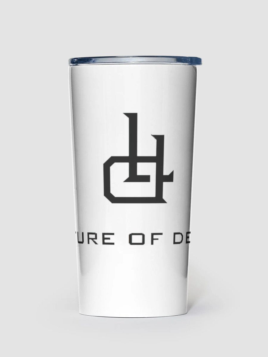 STAINLESS STEEL BLACK FOD LOGO COFFEE TUMBLER product image (1)
