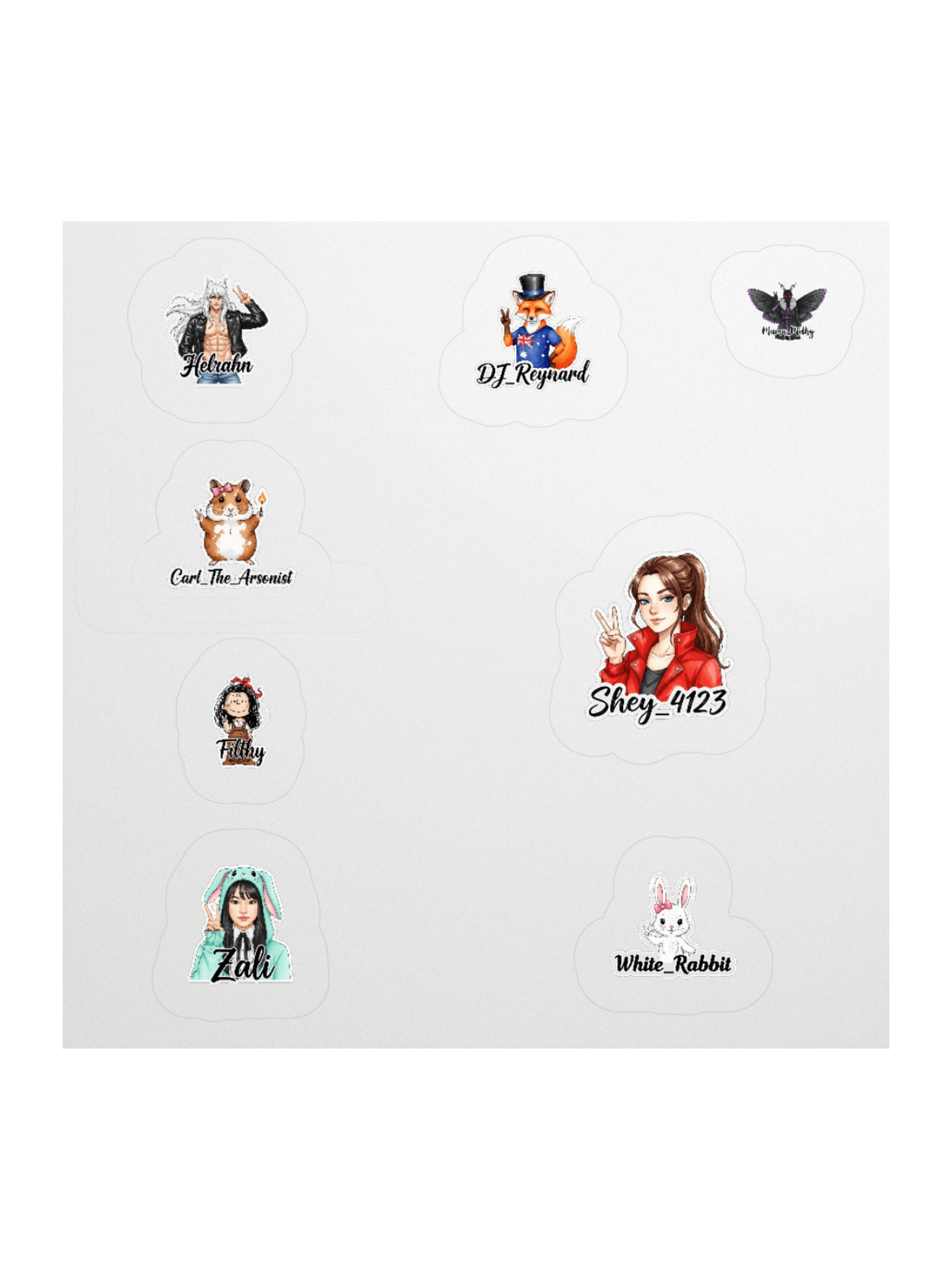 Peace and Love stickers product image (1)