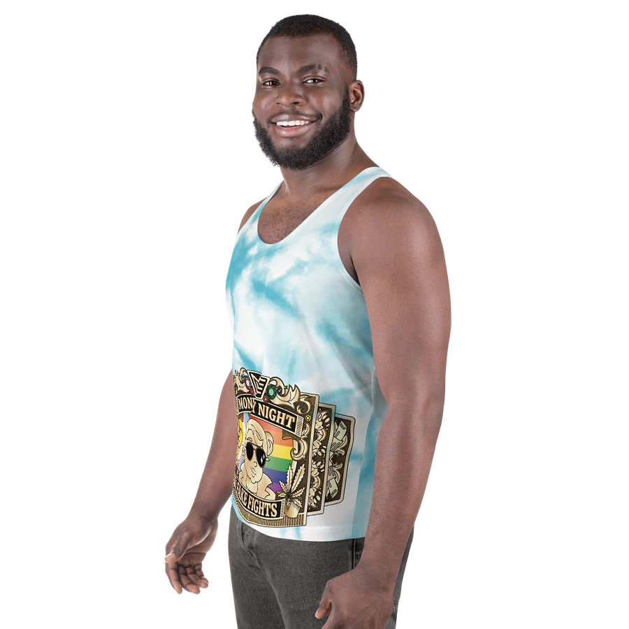 MNFF Championship belt Blue Tie Dye 