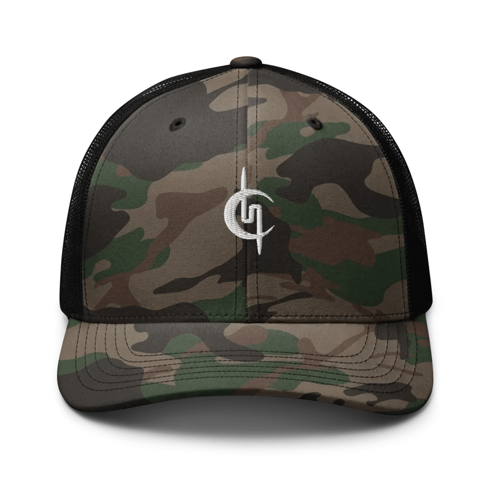 Pixel Maze Camo Trucker Hat product image (1)