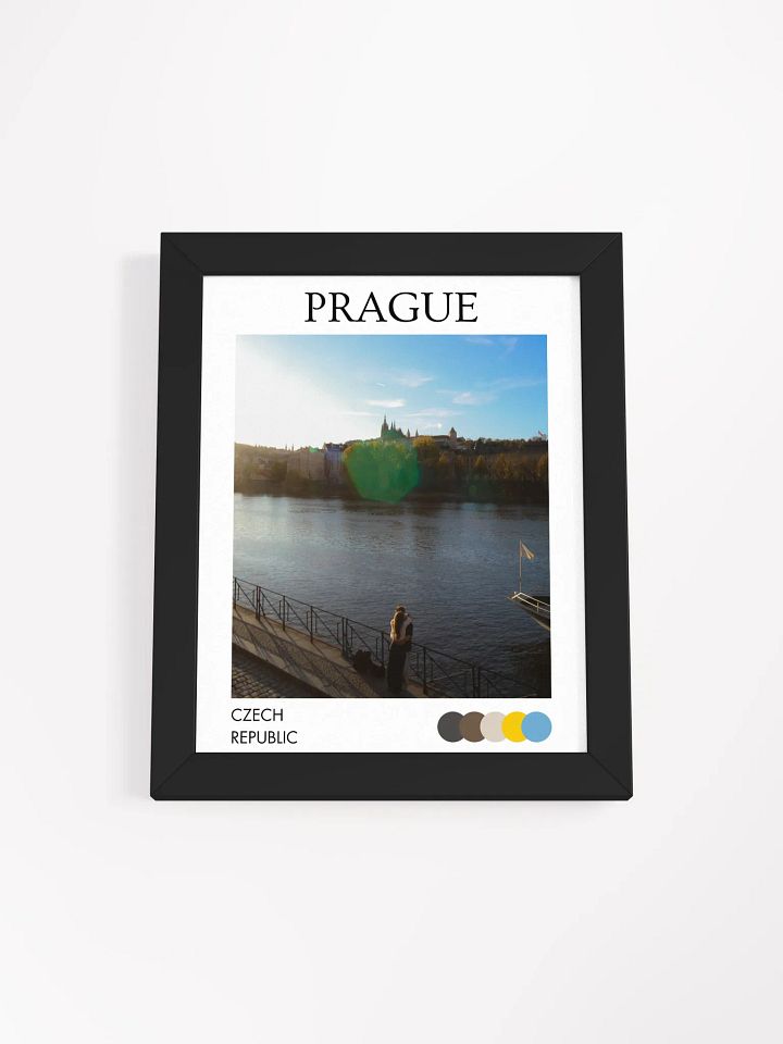Sunset on Vltava River - Framed product image (1)