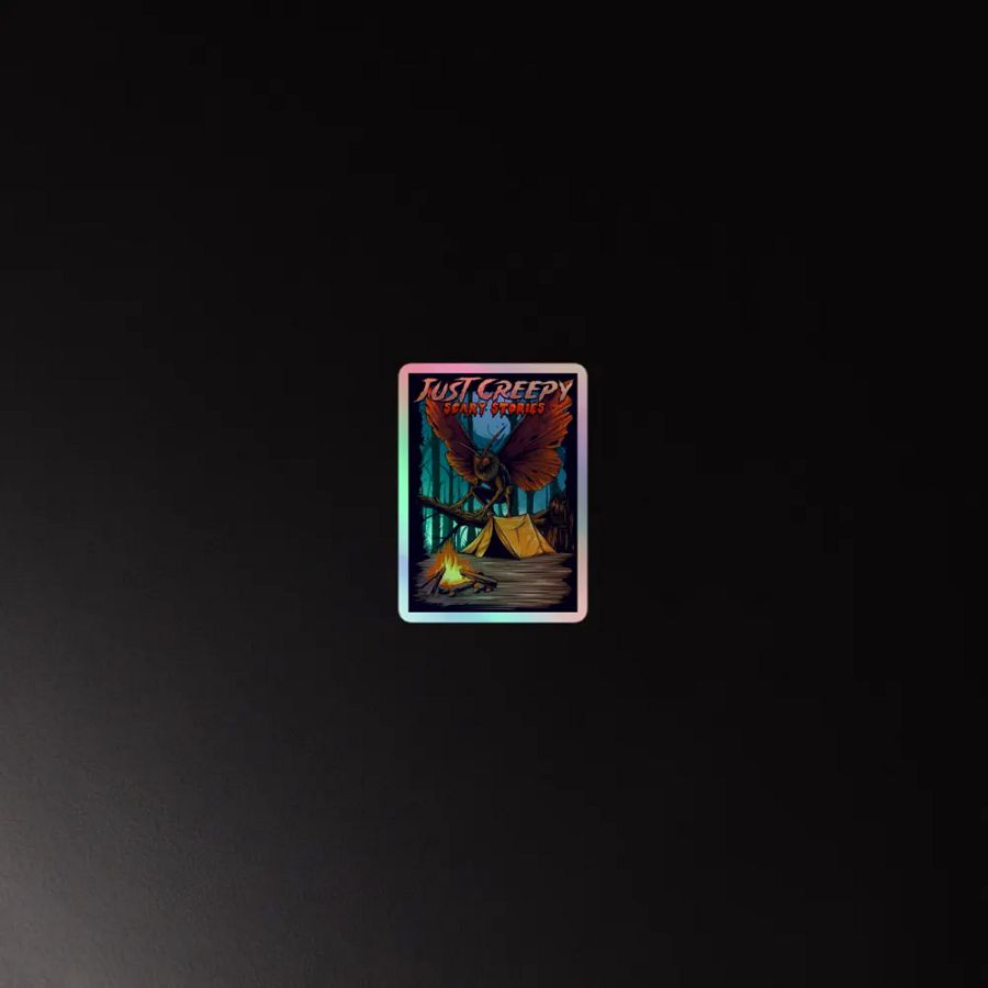 Mothman Campfire Holographic Sticker Sheet product image (4)