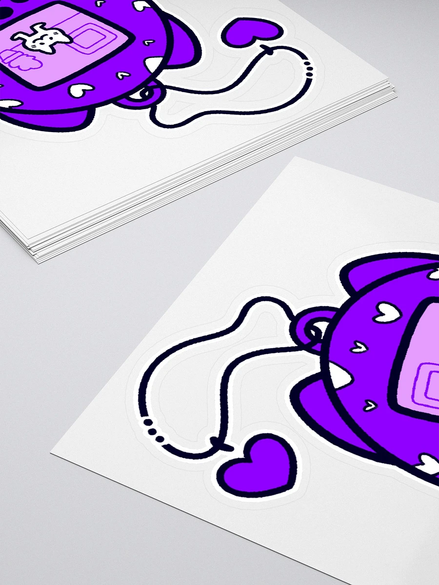 Lovely Digital Meow Sticker 2 - Purple product image (12)