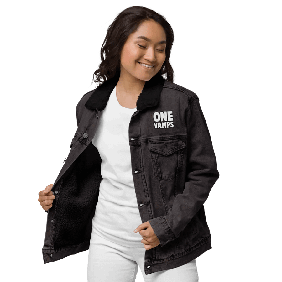 Jacket OneVamps white black letters product image (8)