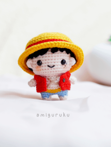 Straw Hat Pirate Boy - Finished Doll product image (2)